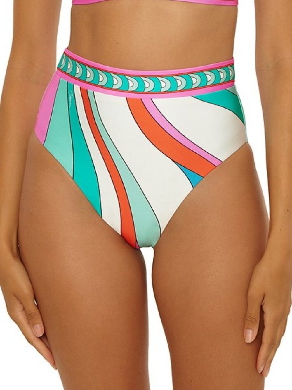TRINA TURK APOLLO PRINTED/REVERSIBLE HI-WAIST BOTTOM IN SIZES 6 & 14